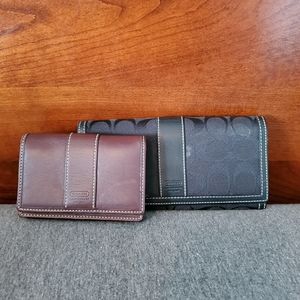2 Coach Wallets